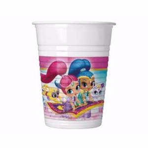 Парти чаши Shimmer Shine, 8 броя