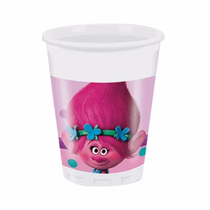 Парти чаши Trolls, 200мл, 8 броя