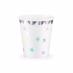 Парти чаши Unicorn Stars, 180 ml, 6 броя