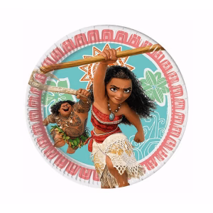 Парти чинии Vaiana, 20 см, 8 броя