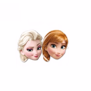 Парти маски замръзналото кралство Frozen, 6 броя
