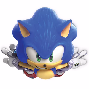 Парти маски Соник таралежа SONIC, 6 броя