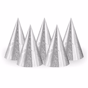 Парти шапки Холограма, сребро, 10 броя