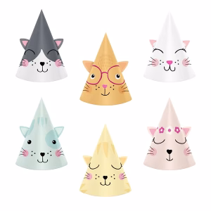 Парти шапки Котки, 6 броя