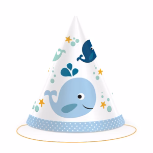 Парти шапки LIL WHALE, 6 броя