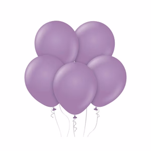 Пастелни балони Тъмна лавандула, B&C, 30 см, 10 бр.