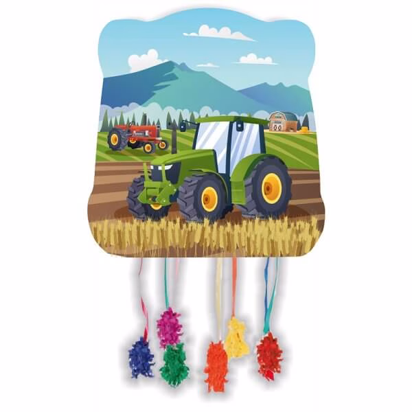 pinata-tractor.jpg Пинята за парти Трактор, 28 х 33 см – Изображение 1