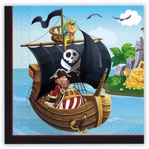 Салфетки ОСТРОВНИ ПИРАТИ, Pirates, 20 броя, 33х33 см