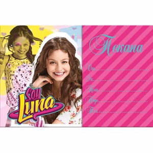 Покани за рожден ден Soy Luna, 10бр.