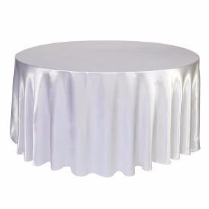 Сатенена покривка за маса, кръгла, 3м