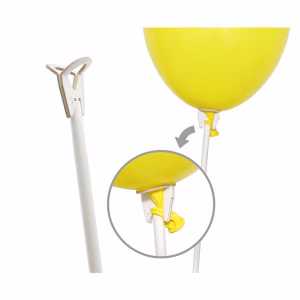 Пръчки за балони с държачи, хартия, 100 броя, пакет