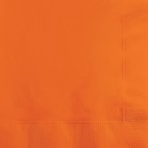 Салфетки SUNKISSED ORANGE, оранжеви, 33х 33 cm, 20 броя