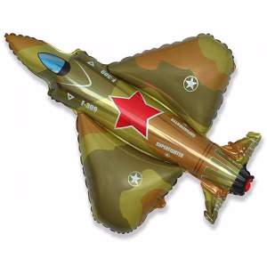 Фолиев балон военен боен Самолет, 94х91 см, неопакован