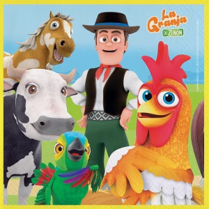 Хартиени салфетки Фермата на Зенон, 20 броя, 33х33 см