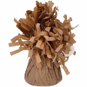 Тежест за балони кафява, хартиена