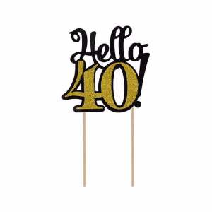 Топер за торта 40-ти рожден ден