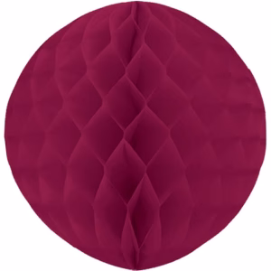 Декоративна Топка, пчелна пита, бордо, 30 см