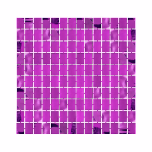 Завеса квадрати, B&C, лилав металик, 100x200 см