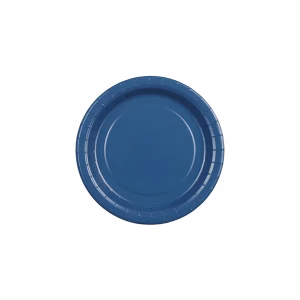 Парти чинии едноцветни, тъмносини, 18 см