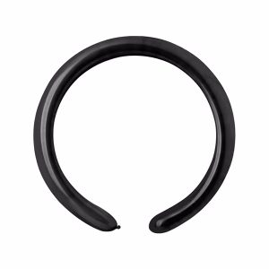 Моделиращи балони Gemar D2 пастел, ф2.5 cm, черни, 100 броя