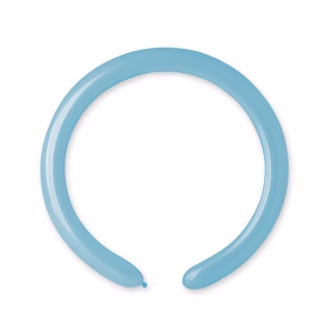 Моделиращи балони Gemar D4, ф5 cm, бебешко синьо, пастел, 100 броя