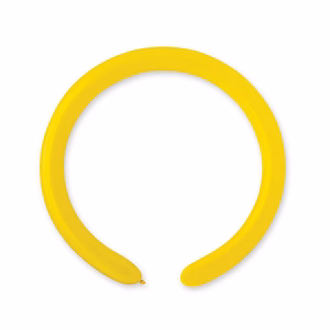 Моделиращи балони Gemar D4, ф5 cm, жълти, 100 броя