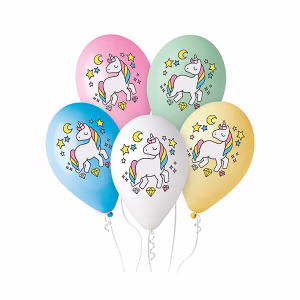 Балони Unicorn Magic night, 5 броя