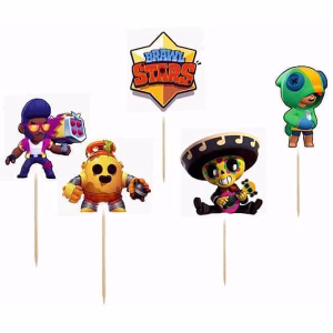 Комплект топери Brawl Stars, 6 броя
