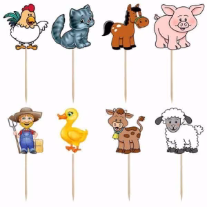 Комплект топери Ферма, 8 броя