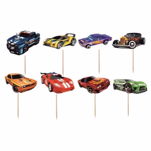 Комплект топери Hot Wheels, 8 броя , еднолицеви