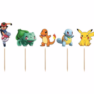 Комплект топери покемон, Pokemon Pikachu, 10 броя