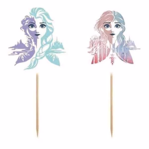 Топери за кексчета и мъфини Frozen 2, 6 броя