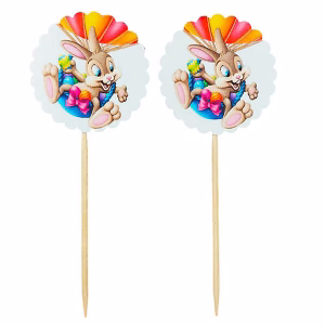 Комплект топери Великденско Зайче, 10 броя